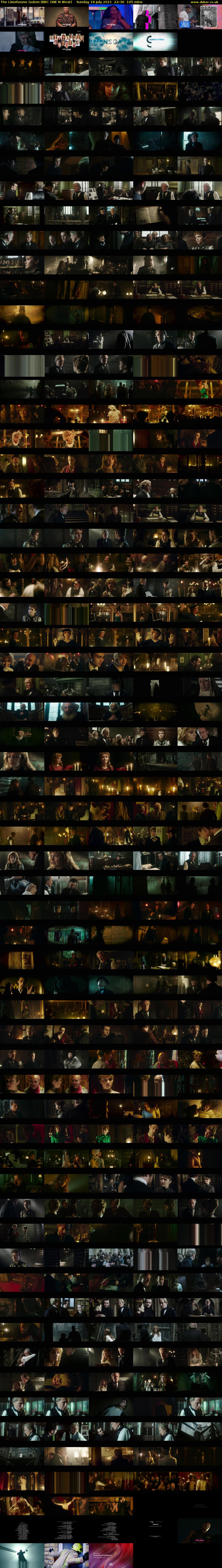 The Limehouse Golem (BBC ONE N West) Sunday 18 July 2021 22:30 - 00:15