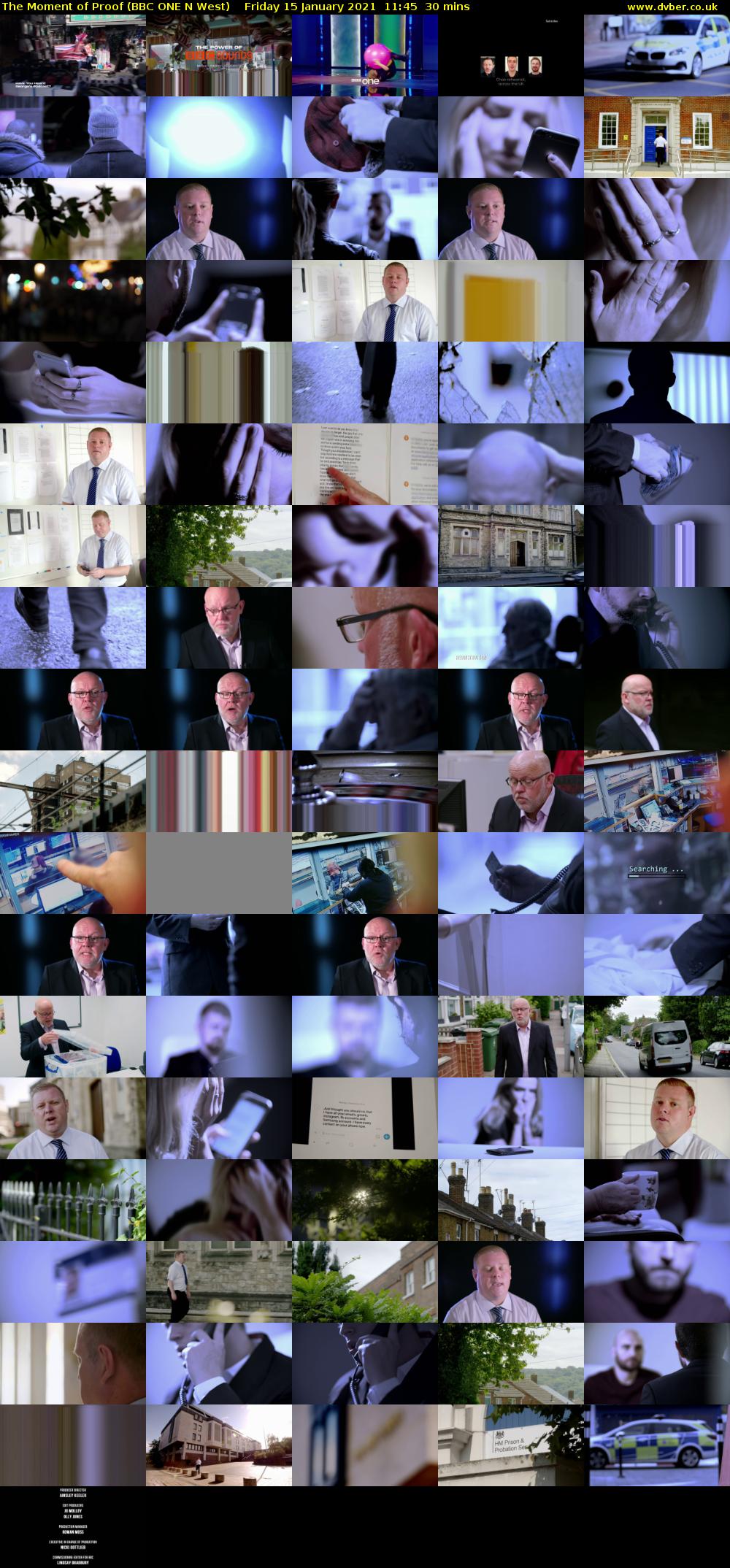 The Moment of Proof (BBC ONE N West) Friday 15 January 2021 11:45 - 12:15