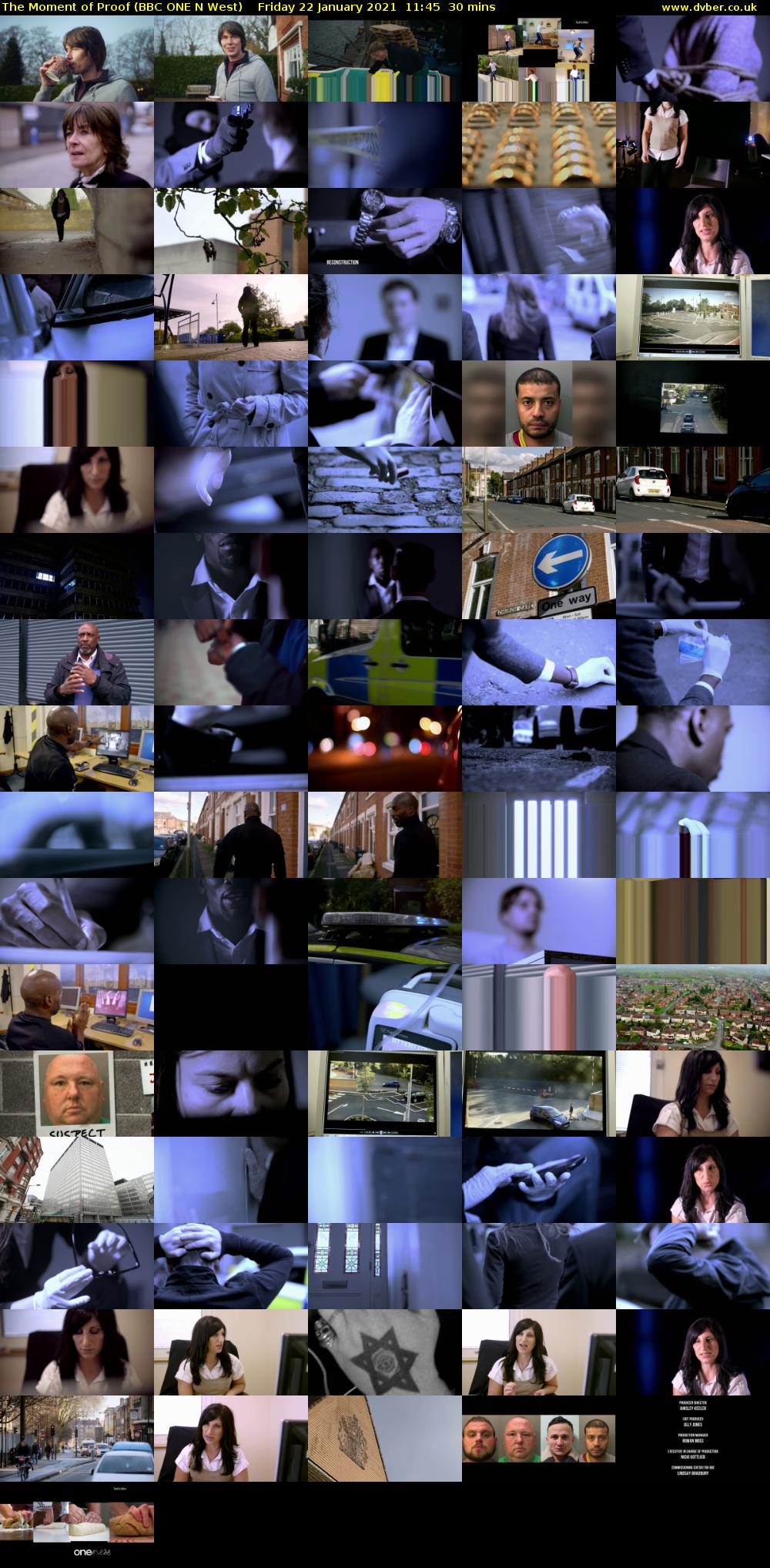 The Moment of Proof (BBC ONE N West) Friday 22 January 2021 11:45 - 12:15