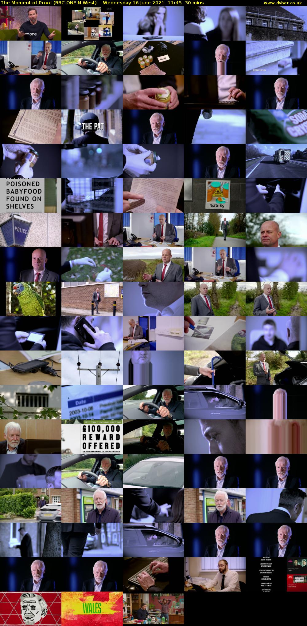 The Moment of Proof (BBC ONE N West) Wednesday 16 June 2021 11:45 - 12:15