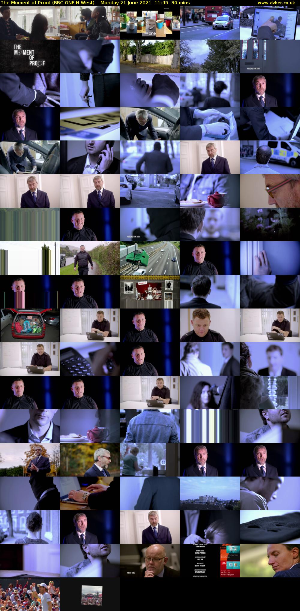 The Moment of Proof (BBC ONE N West) Monday 21 June 2021 11:45 - 12:15