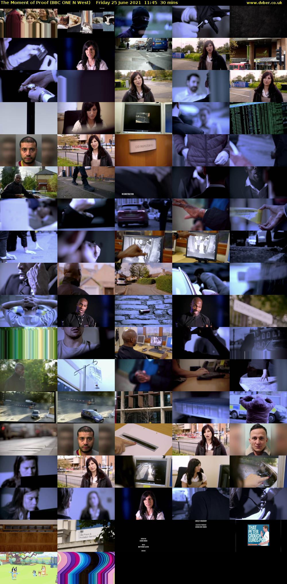 The Moment of Proof (BBC ONE N West) Friday 25 June 2021 11:45 - 12:15