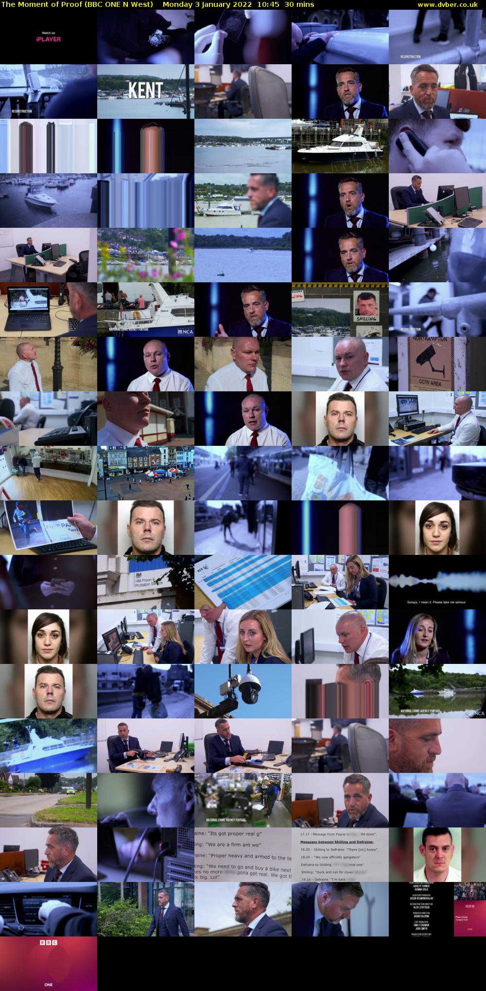 The Moment of Proof (BBC ONE N West) Monday 3 January 2022 10:45 - 11:15