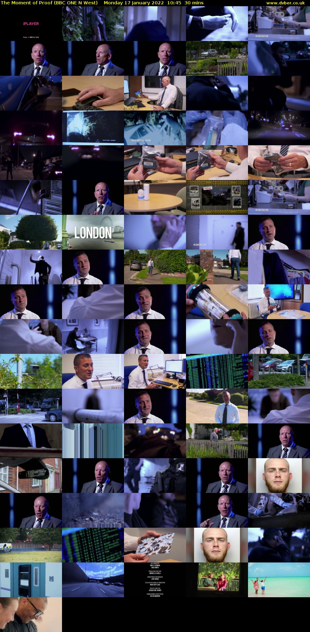 The Moment of Proof (BBC ONE N West) Monday 17 January 2022 10:45 - 11:15