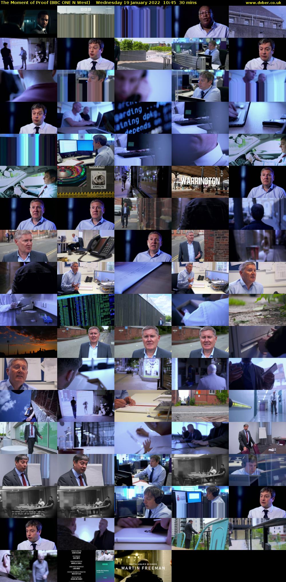 The Moment of Proof (BBC ONE N West) Wednesday 19 January 2022 10:45 - 11:15