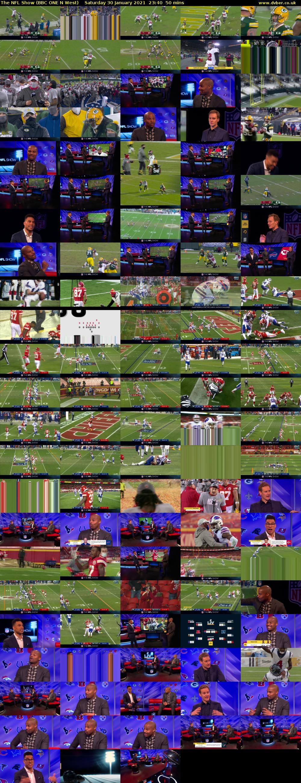 The NFL Show (BBC ONE N West) Saturday 30 January 2021 23:40 - 00:30