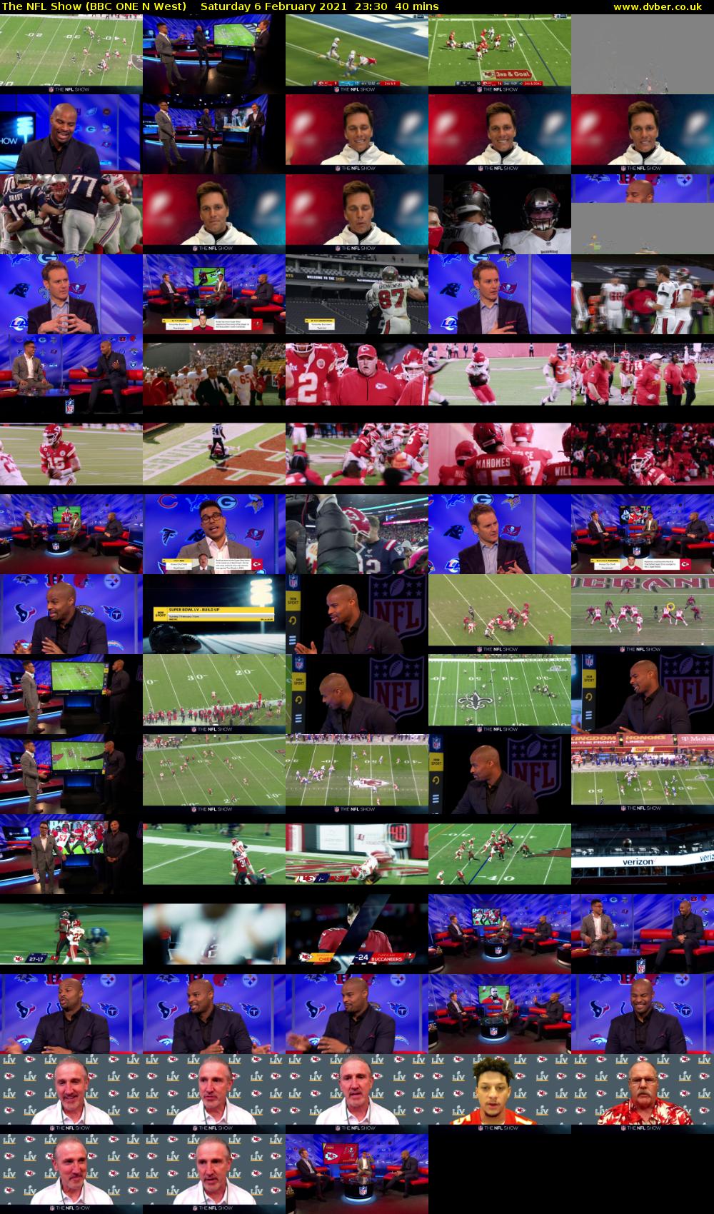 The NFL Show (BBC ONE N West) Saturday 6 February 2021 23:30 - 00:10