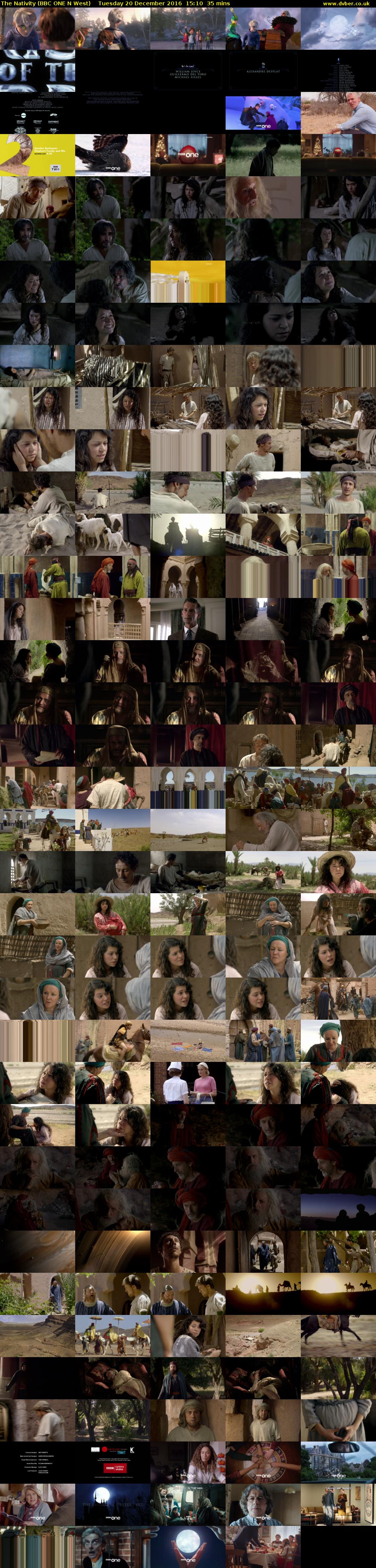 The Nativity (BBC ONE N West) Tuesday 20 December 2016 15:10 - 15:45