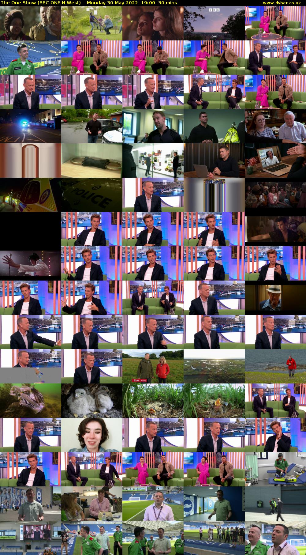 The One Show (BBC ONE N West) Monday 30 May 2022 19:00 - 19:30