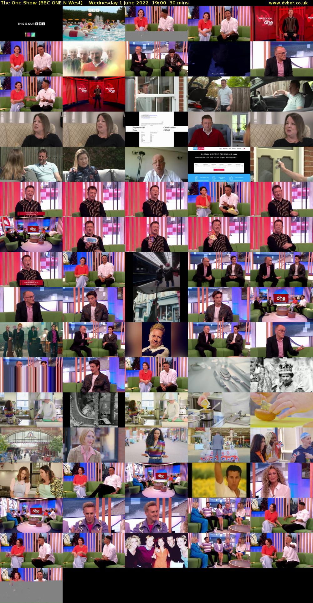 The One Show (BBC ONE N West) Wednesday 1 June 2022 19:00 - 19:30