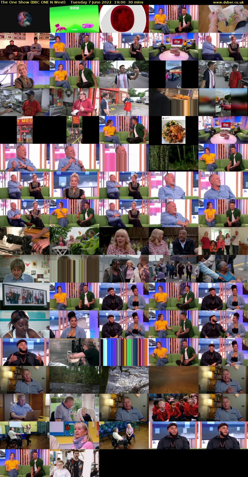 The One Show (BBC ONE N West) Tuesday 7 June 2022 19:00 - 19:30