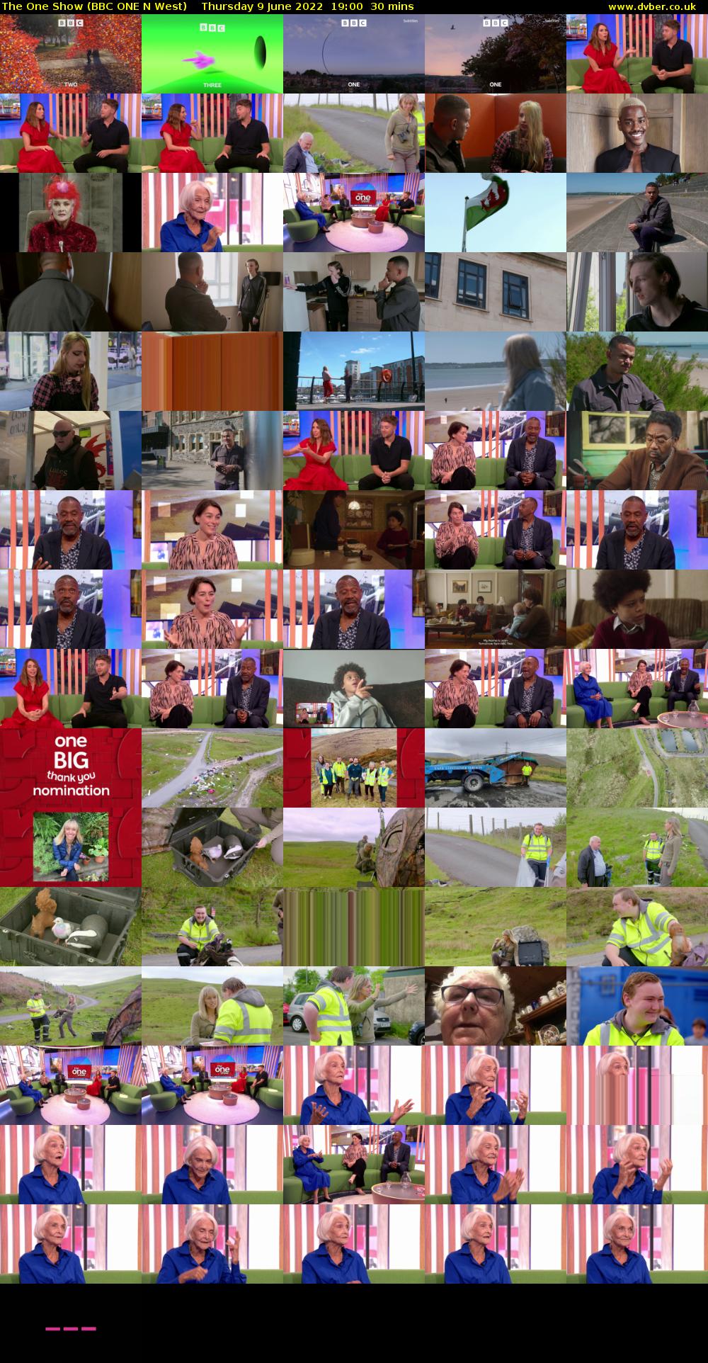 The One Show (BBC ONE N West) Thursday 9 June 2022 19:00 - 19:30