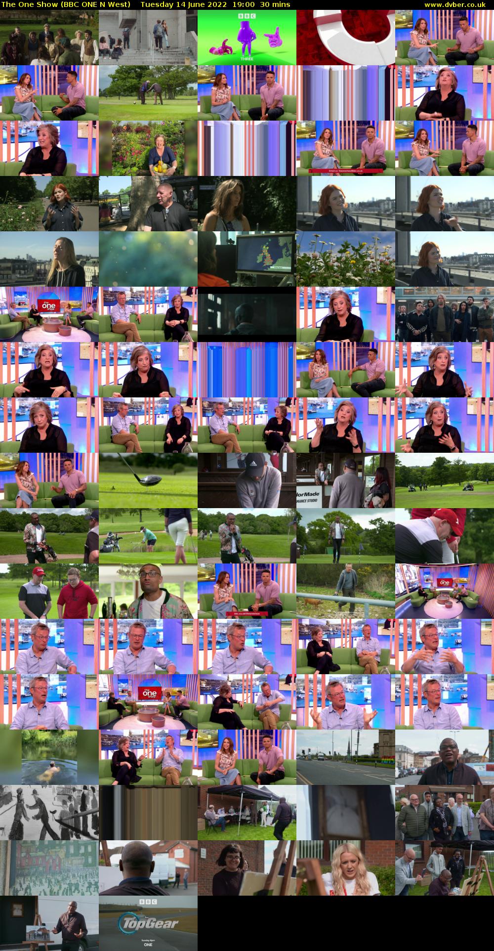 The One Show (BBC ONE N West) Tuesday 14 June 2022 19:00 - 19:30