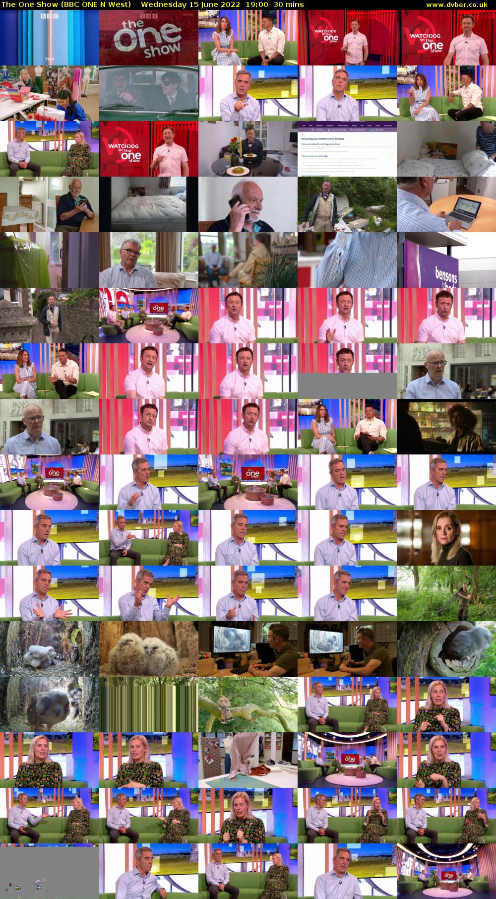 The One Show (BBC ONE N West) Wednesday 15 June 2022 19:00 - 19:30
