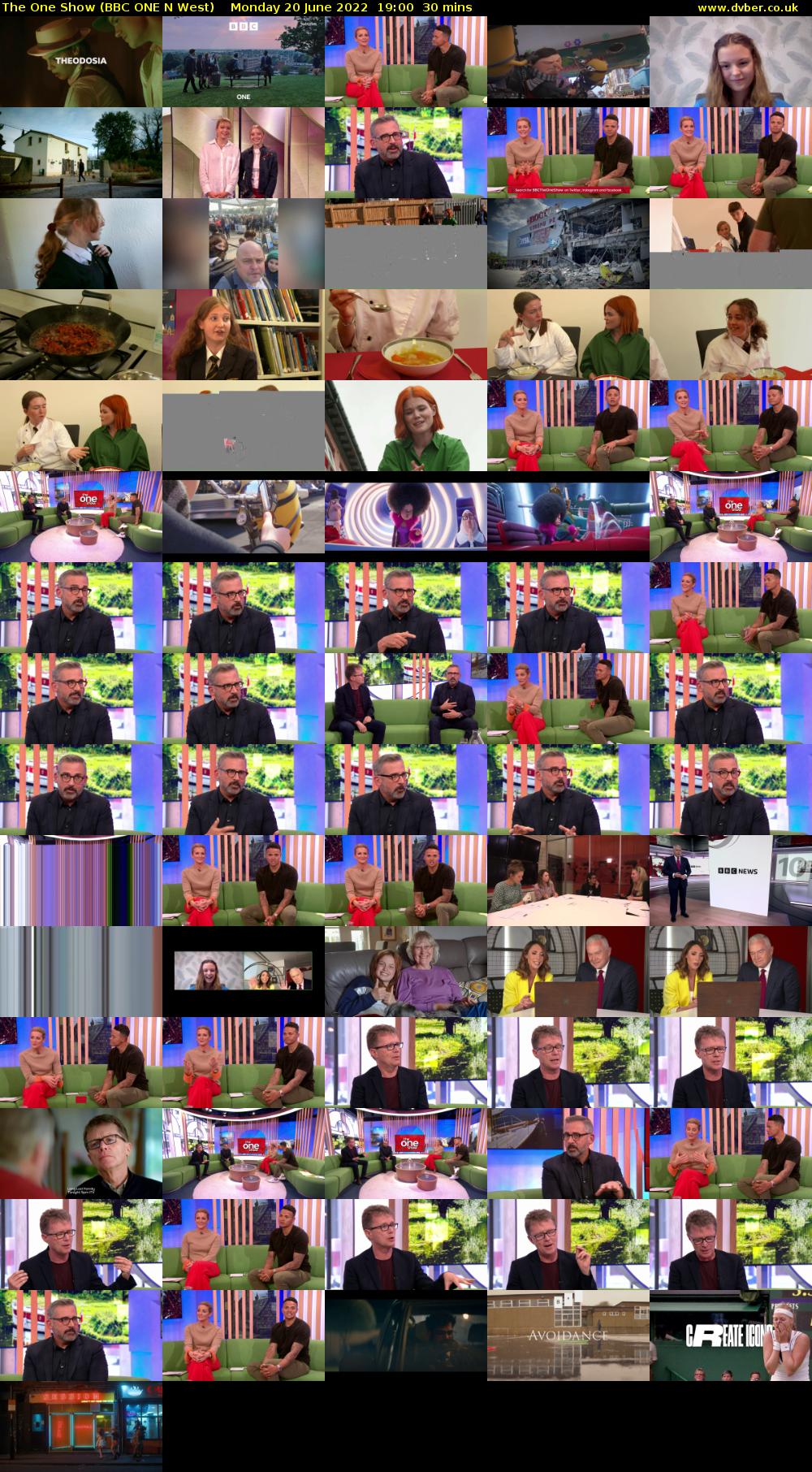 The One Show (BBC ONE N West) Monday 20 June 2022 19:00 - 19:30