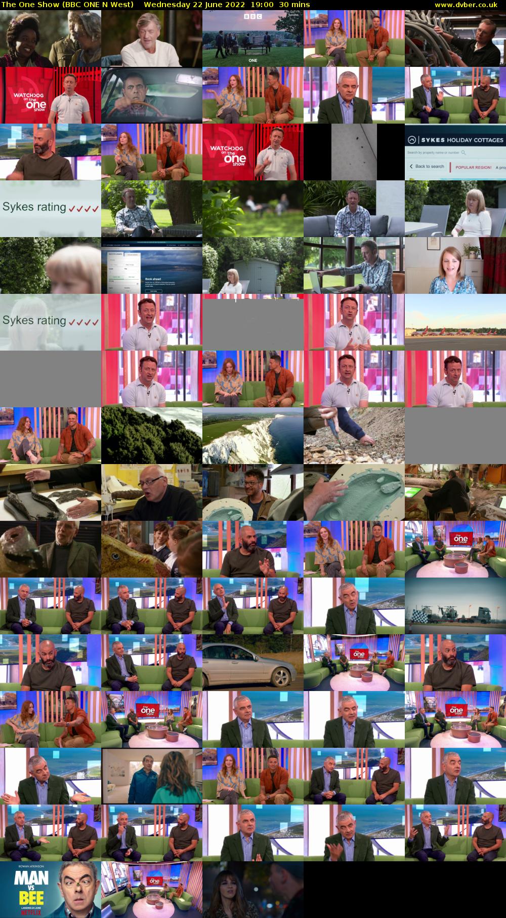 The One Show (BBC ONE N West) Wednesday 22 June 2022 19:00 - 19:30