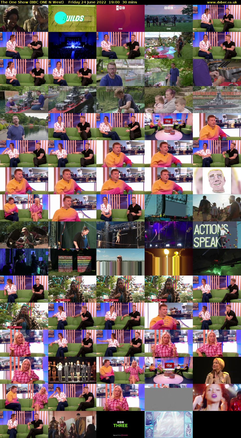 The One Show (BBC ONE N West) Friday 24 June 2022 19:00 - 19:30