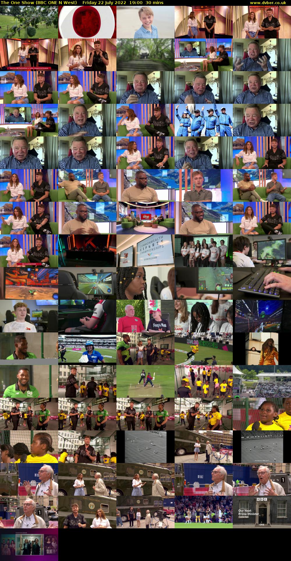 The One Show (BBC ONE N West) Friday 22 July 2022 19:00 - 19:30