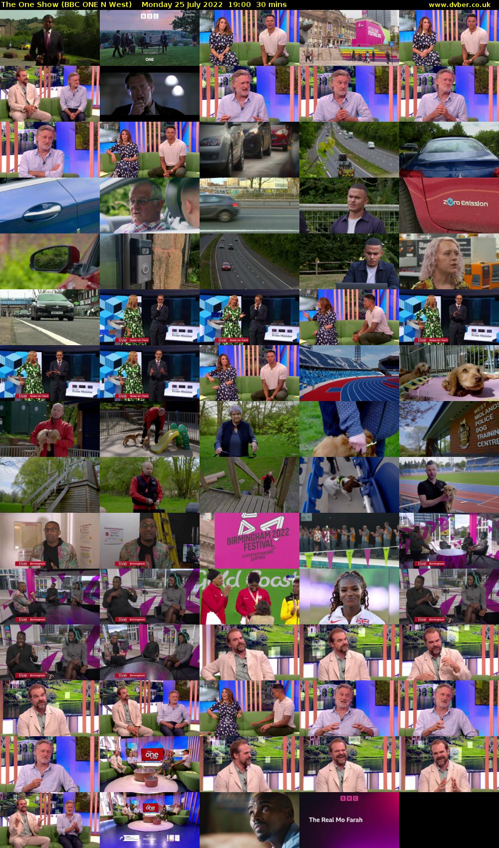 The One Show (BBC ONE N West) Monday 25 July 2022 19:00 - 19:30