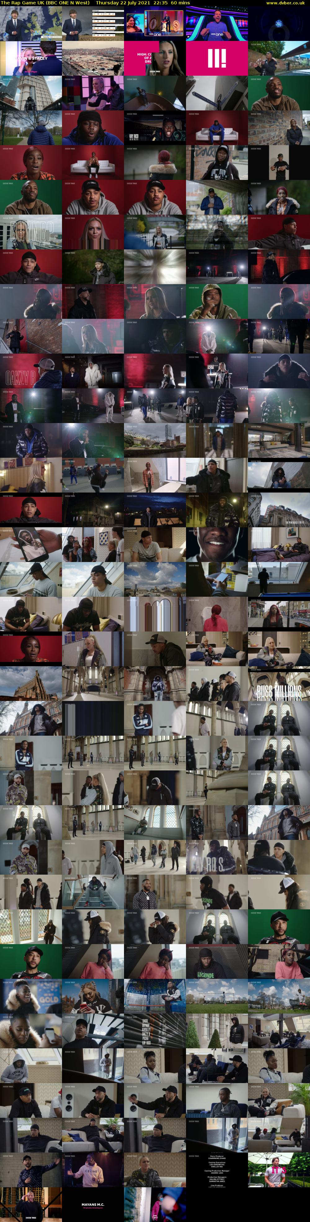 The Rap Game UK (BBC ONE N West) Thursday 22 July 2021 22:35 - 23:35