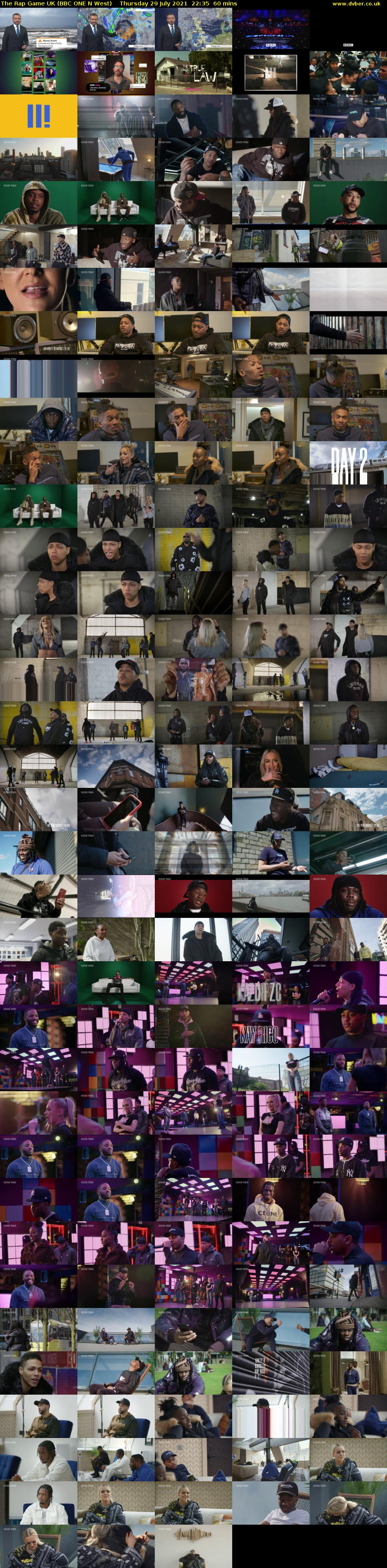 The Rap Game UK (BBC ONE N West) Thursday 29 July 2021 22:35 - 23:35