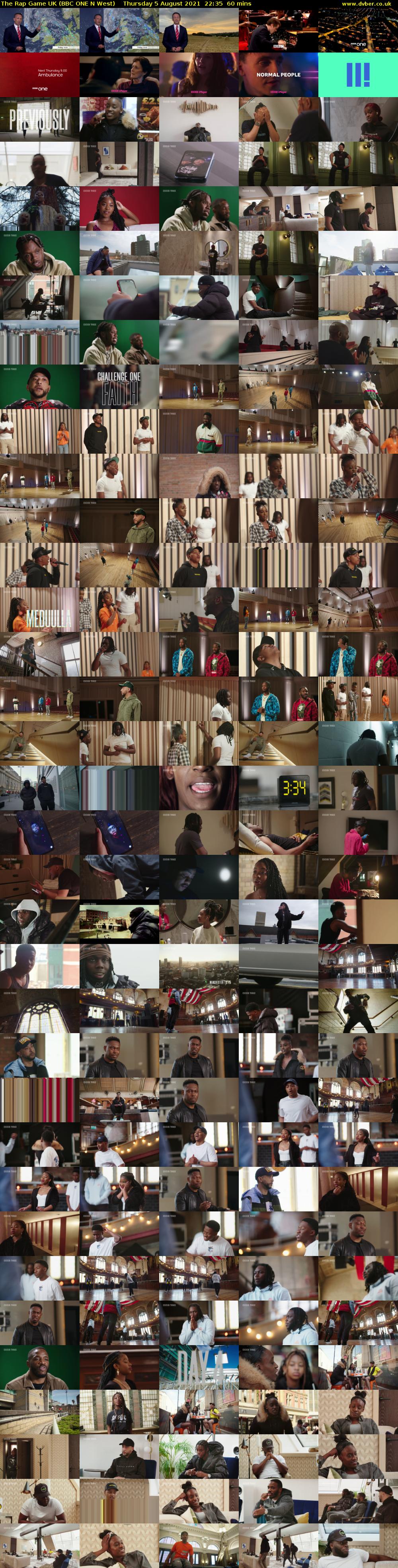 The Rap Game UK (BBC ONE N West) Thursday 5 August 2021 22:35 - 23:35