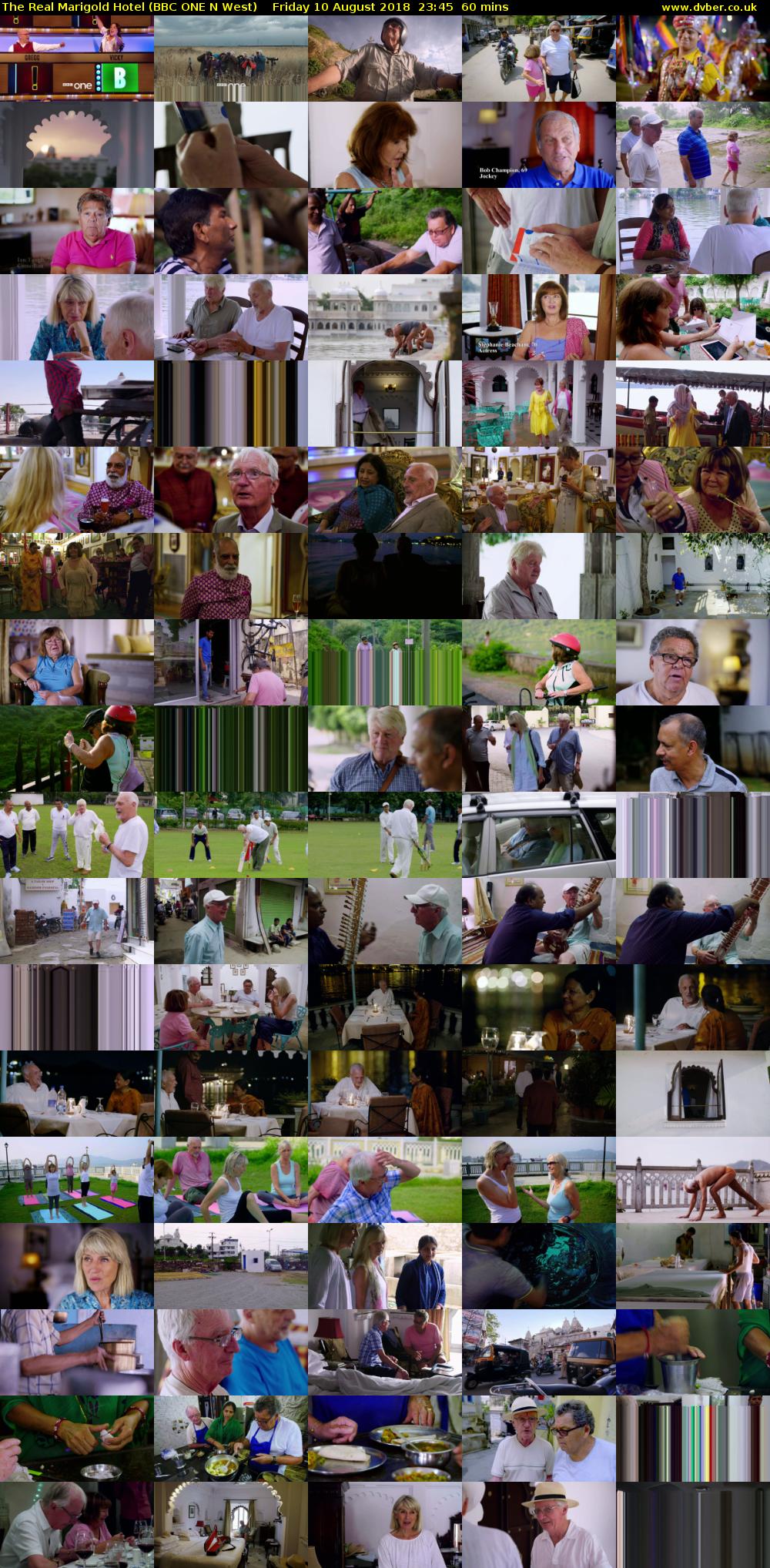 The Real Marigold Hotel (BBC ONE N West) Friday 10 August 2018 23:45 - 00:45