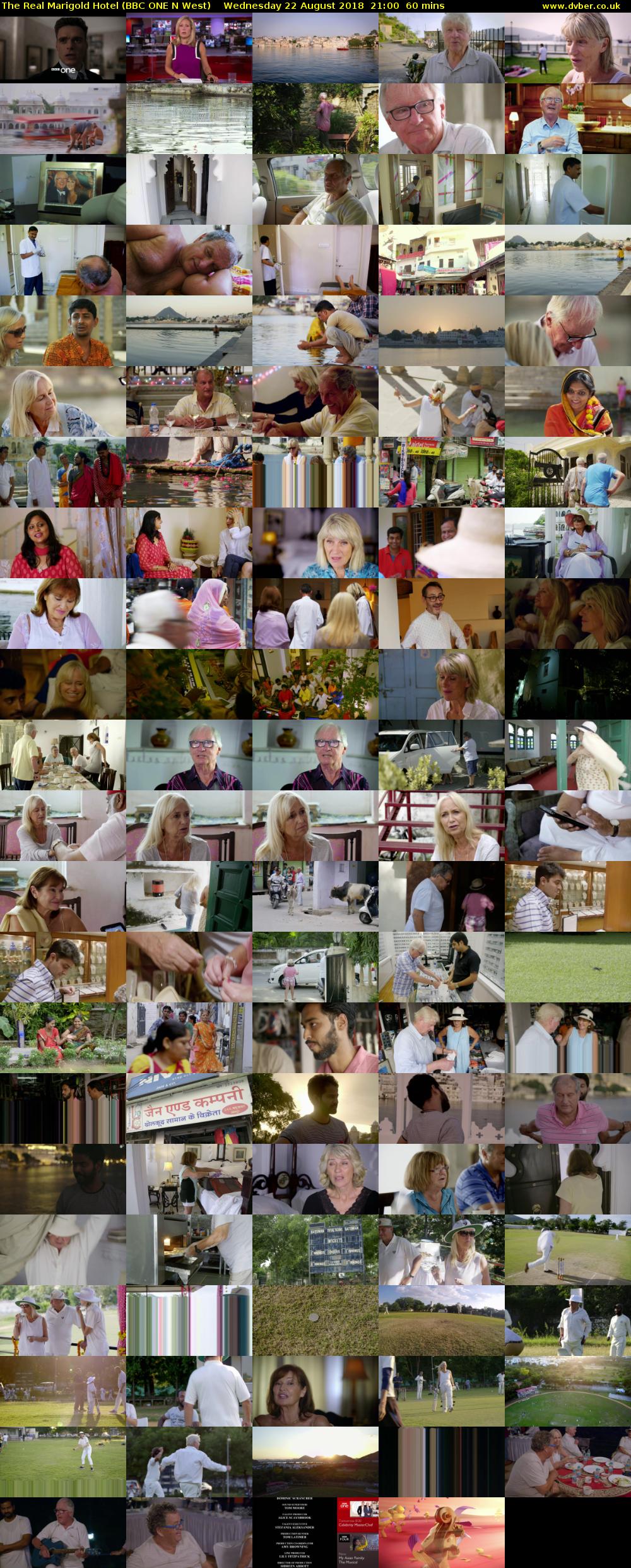 The Real Marigold Hotel (BBC ONE N West) Wednesday 22 August 2018 21:00 - 22:00