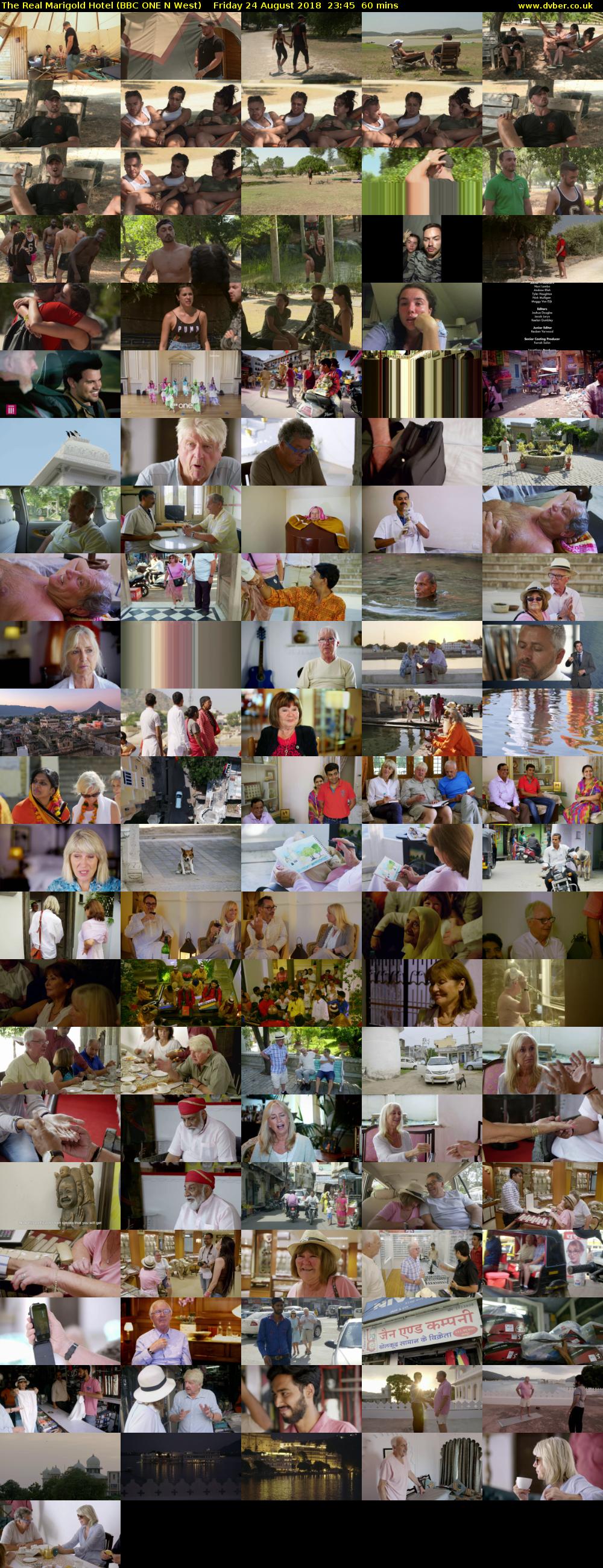 The Real Marigold Hotel (BBC ONE N West) Friday 24 August 2018 23:45 - 00:45