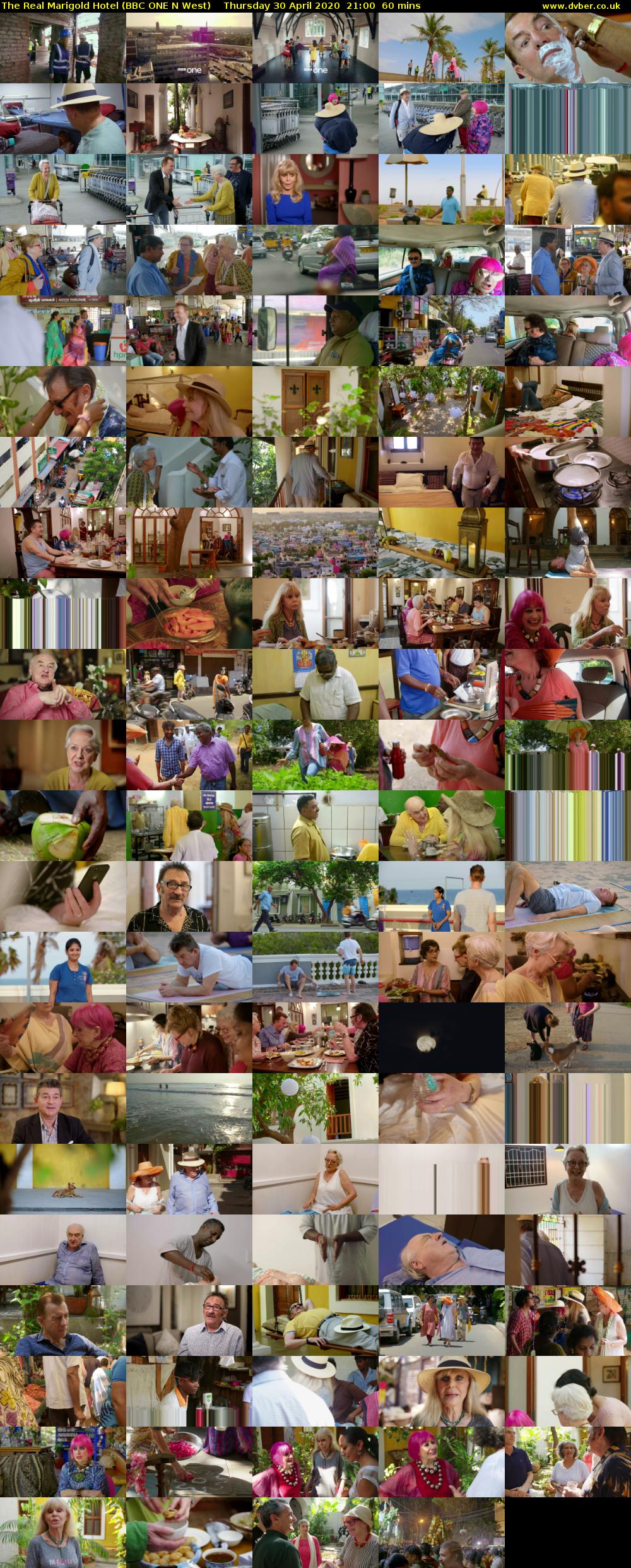 The Real Marigold Hotel (BBC ONE N West) Thursday 30 April 2020 21:00 - 22:00