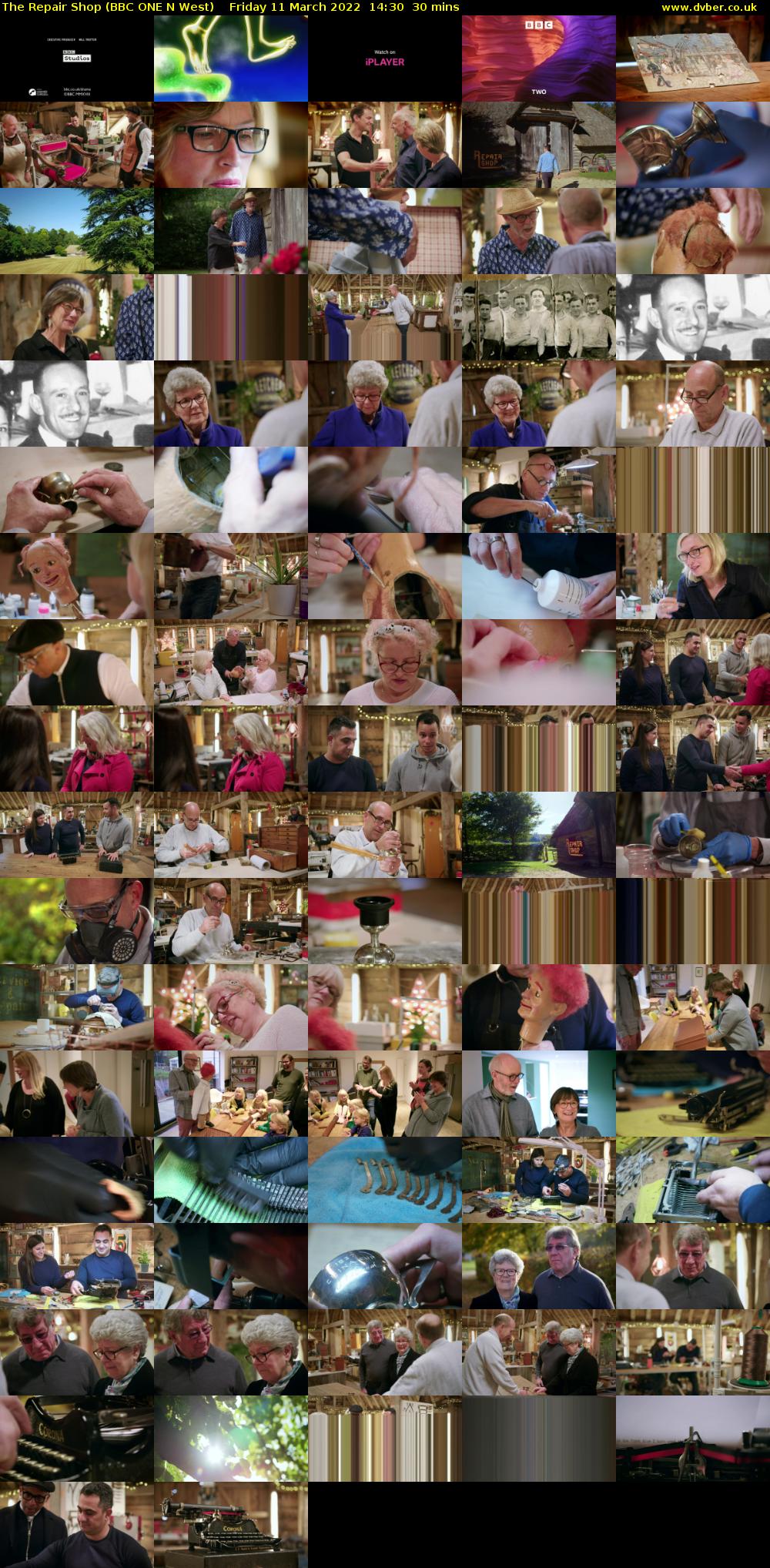 The Repair Shop (BBC ONE N West) Friday 11 March 2022 14:30 - 15:00
