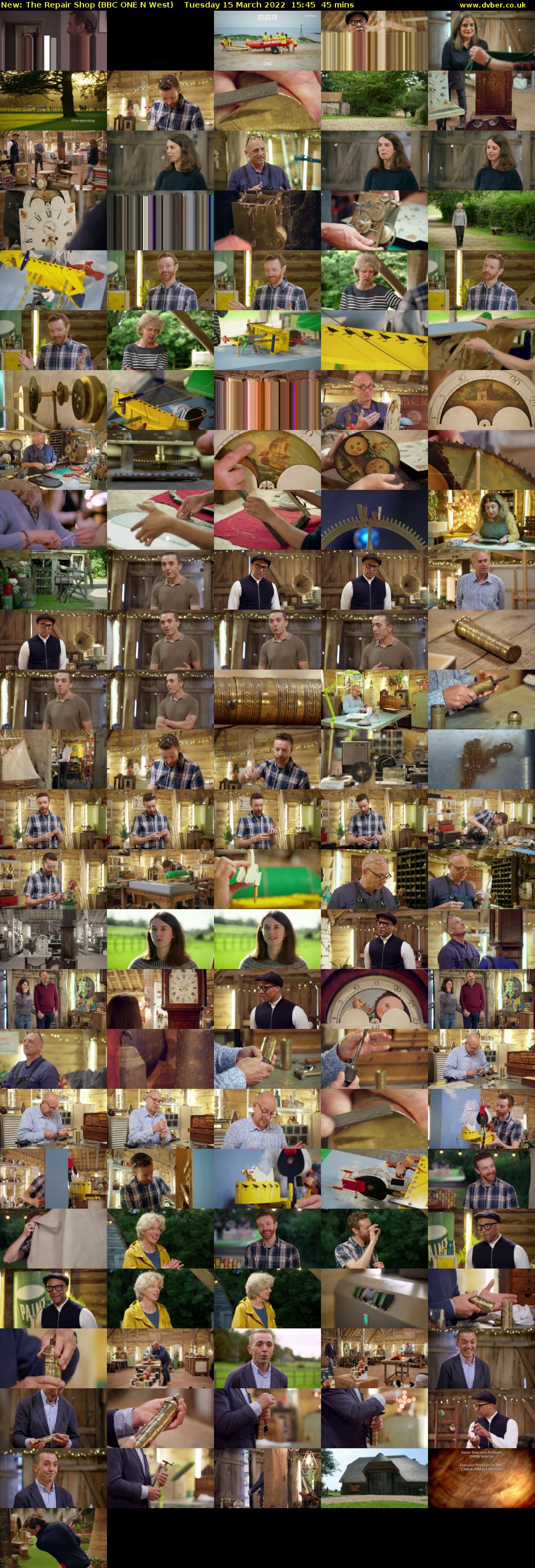 The Repair Shop (BBC ONE N West) Tuesday 15 March 2022 15:45 - 16:30