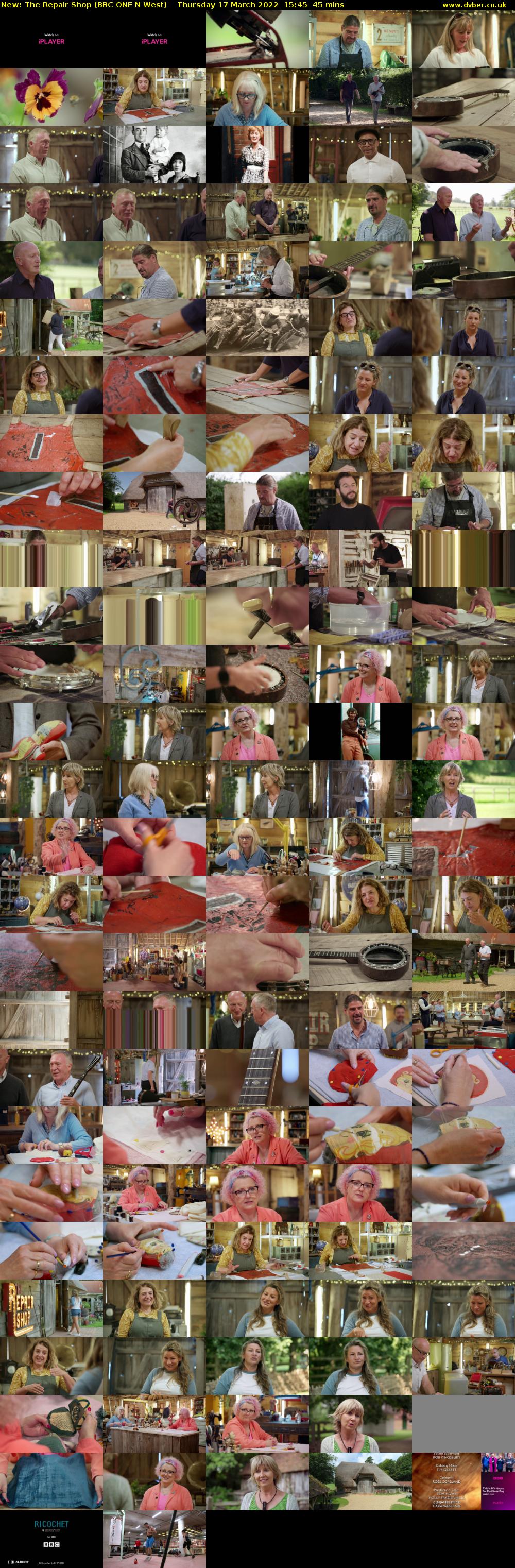 The Repair Shop (BBC ONE N West) Thursday 17 March 2022 15:45 - 16:30