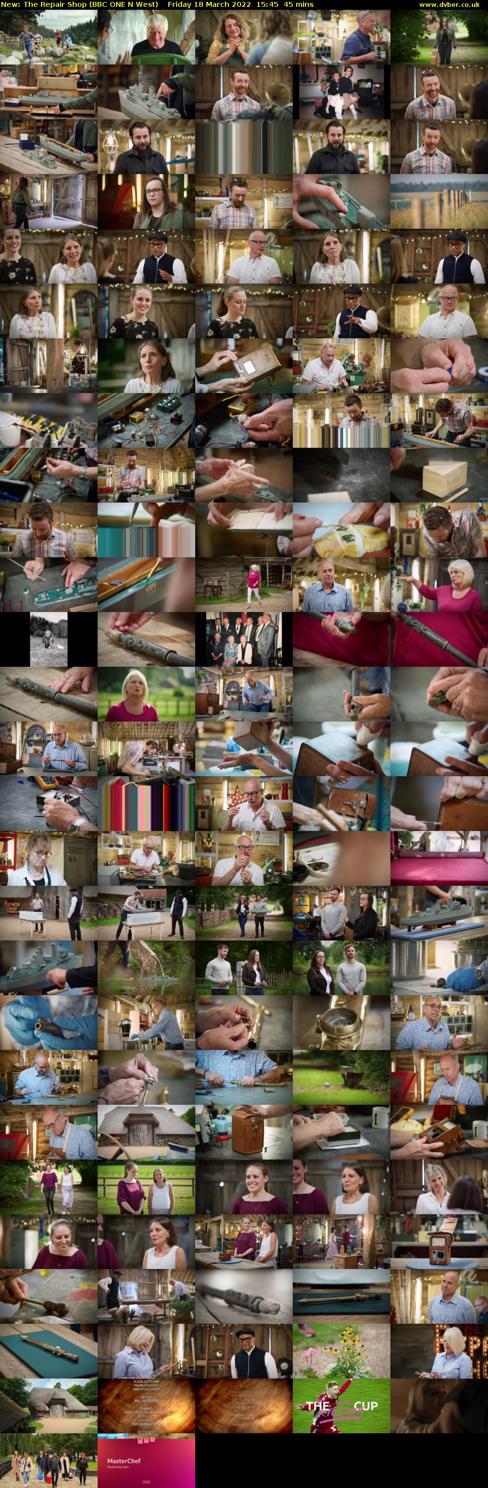 The Repair Shop (BBC ONE N West) Friday 18 March 2022 15:45 - 16:30