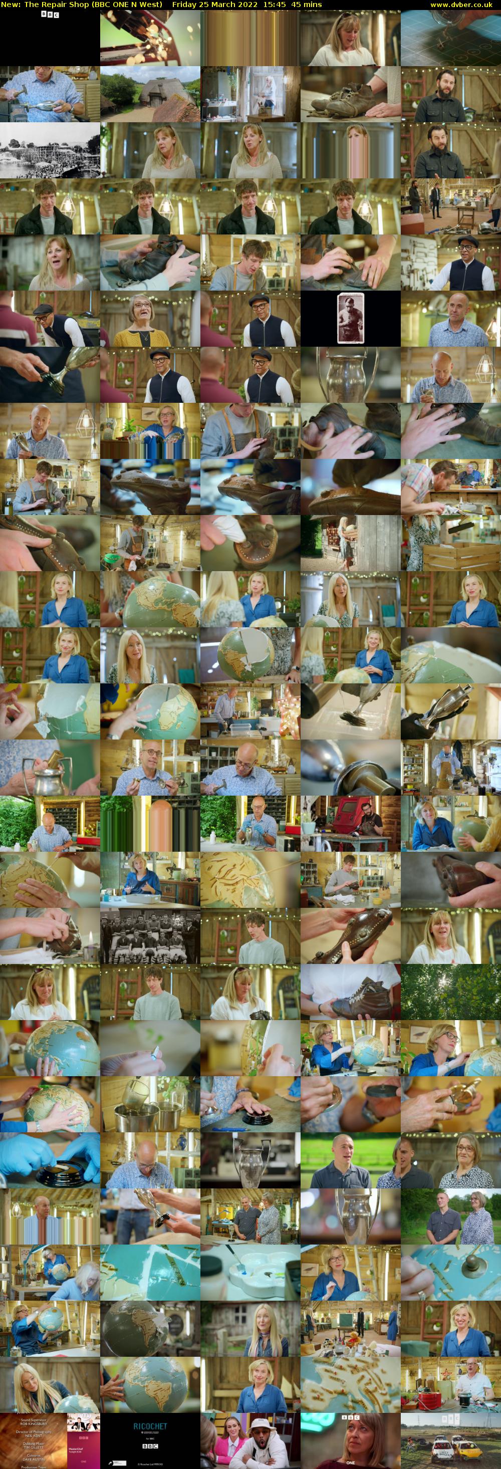 The Repair Shop (BBC ONE N West) Friday 25 March 2022 15:45 - 16:30