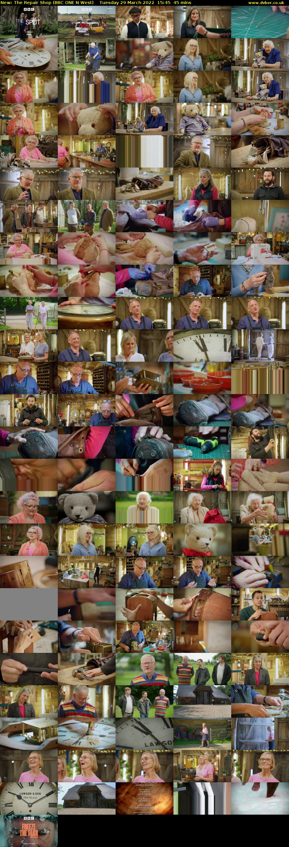 The Repair Shop (BBC ONE N West) Tuesday 29 March 2022 15:45 - 16:30