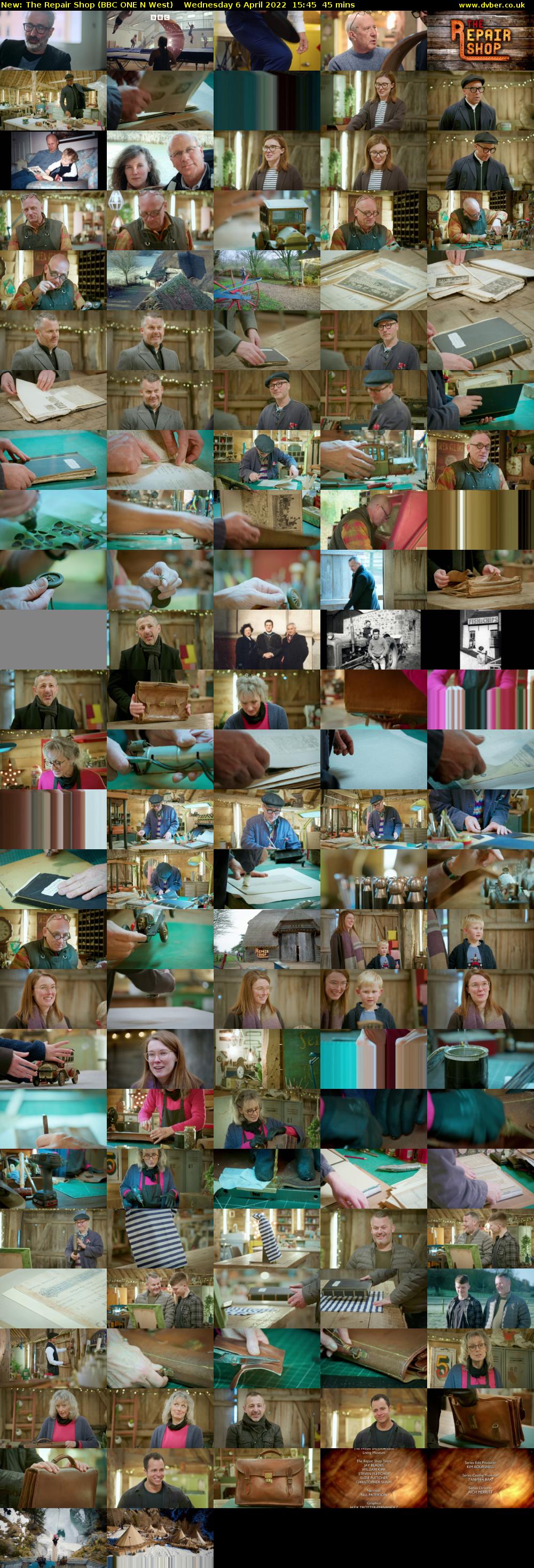 The Repair Shop (BBC ONE N West) Wednesday 6 April 2022 15:45 - 16:30
