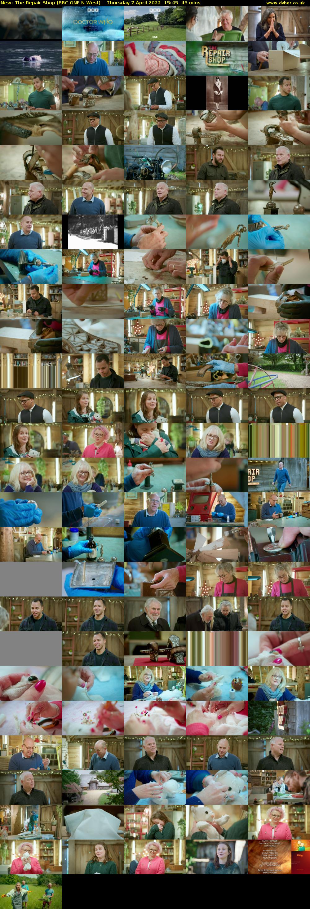 The Repair Shop (BBC ONE N West) Thursday 7 April 2022 15:45 - 16:30