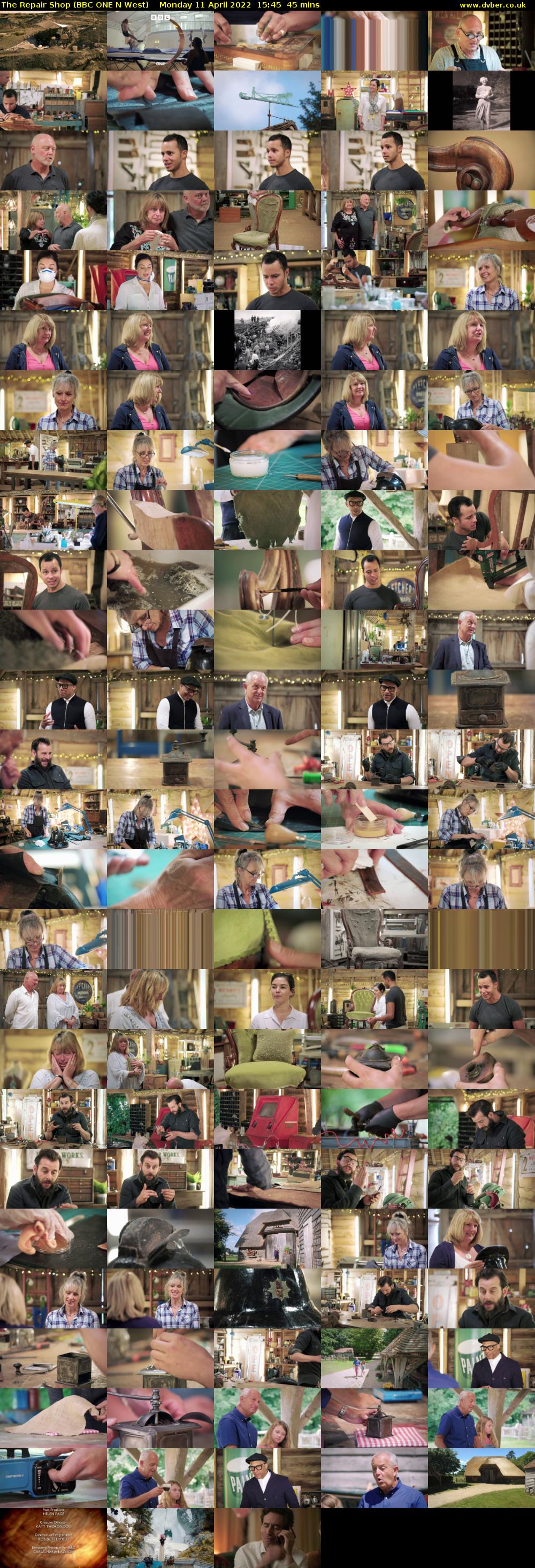 The Repair Shop (BBC ONE N West) Monday 11 April 2022 15:45 - 16:30