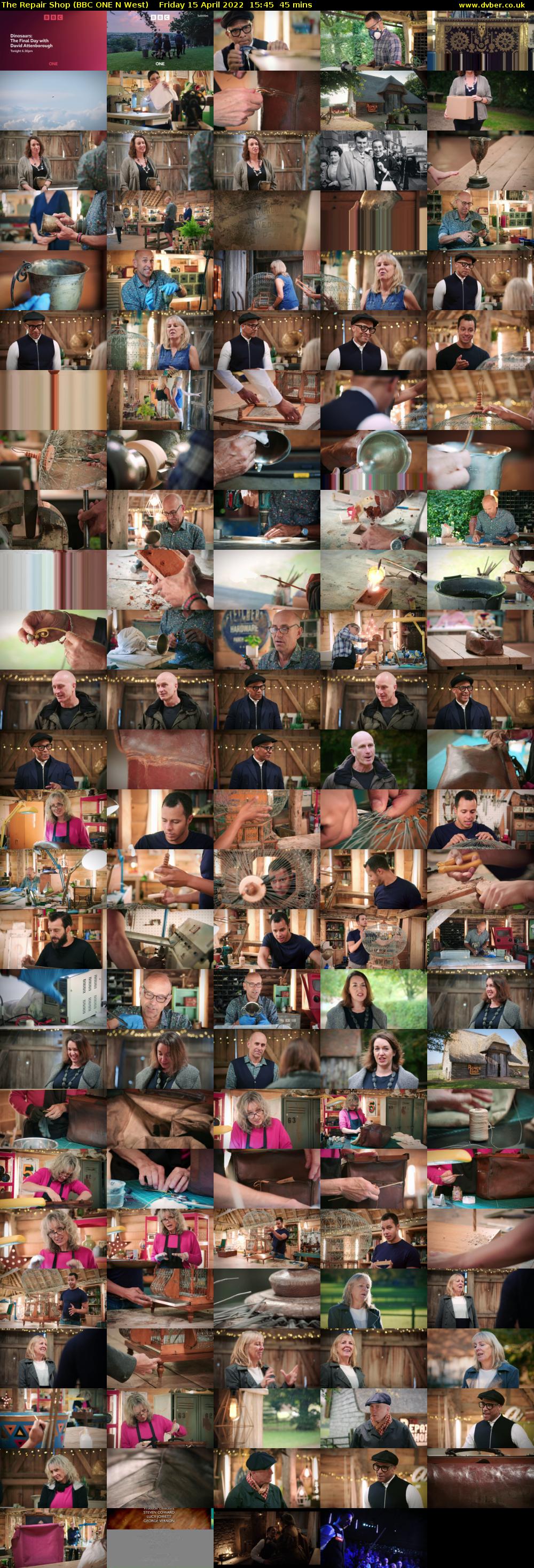 The Repair Shop (BBC ONE N West) Friday 15 April 2022 15:45 - 16:30