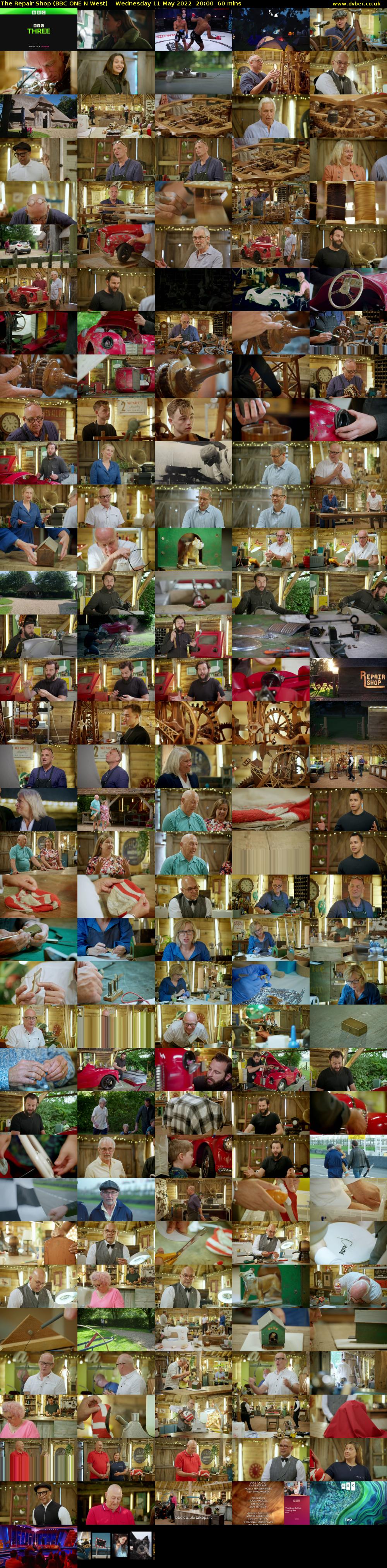 The Repair Shop (BBC ONE N West) Wednesday 11 May 2022 20:00 - 21:00