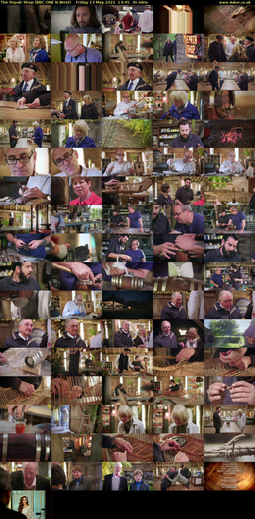 The Repair Shop (BBC ONE N West) Friday 13 May 2022 13:45 - 14:15