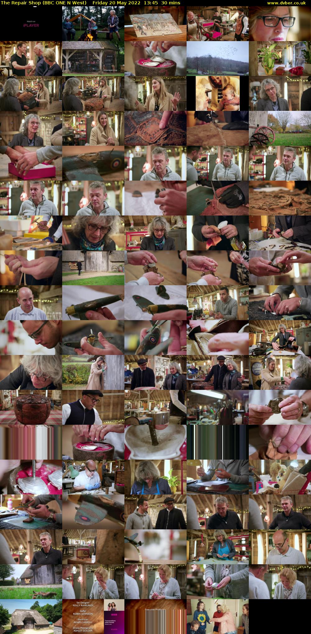 The Repair Shop (BBC ONE N West) Friday 20 May 2022 13:45 - 14:15