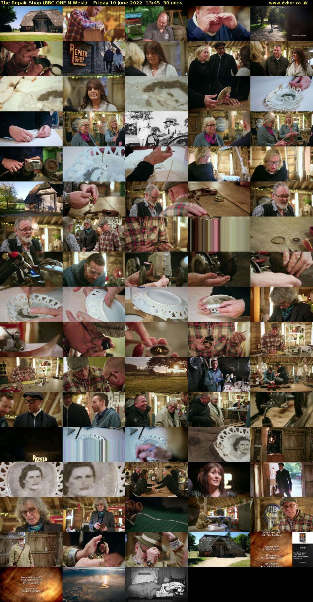 The Repair Shop (BBC ONE N West) Friday 10 June 2022 13:45 - 14:15
