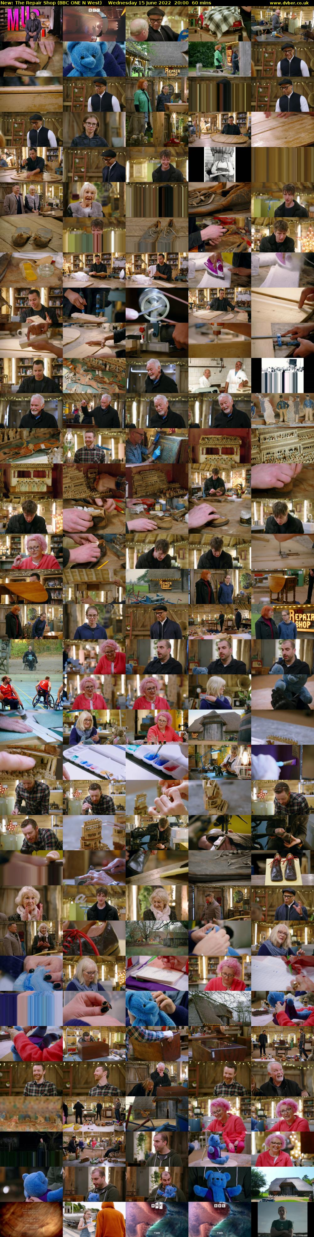 The Repair Shop (BBC ONE N West) Wednesday 15 June 2022 20:00 - 21:00