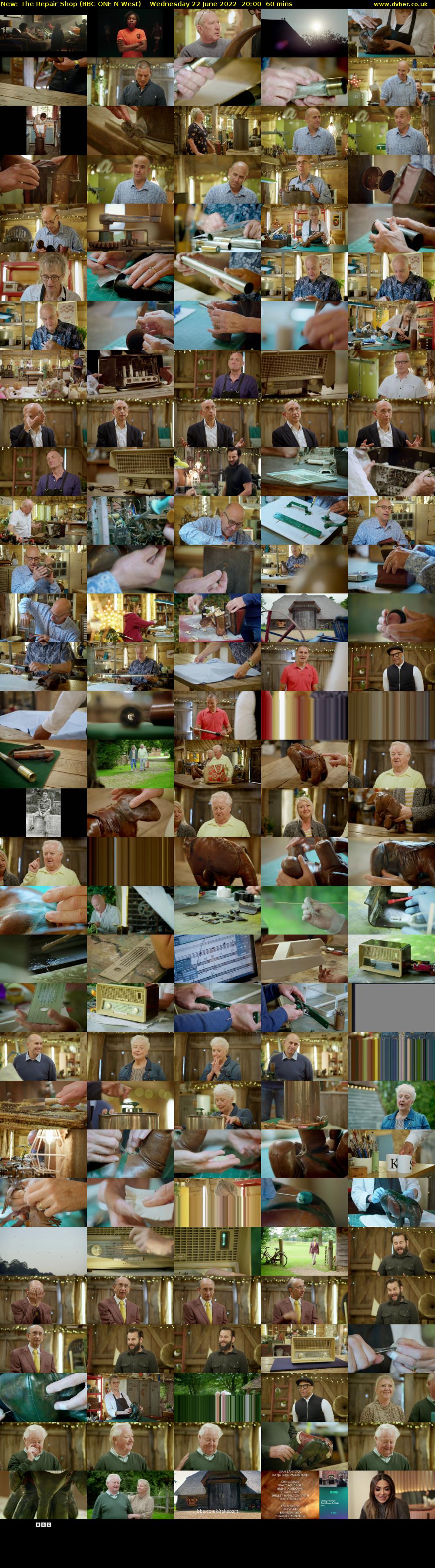 The Repair Shop (BBC ONE N West) Wednesday 22 June 2022 20:00 - 21:00