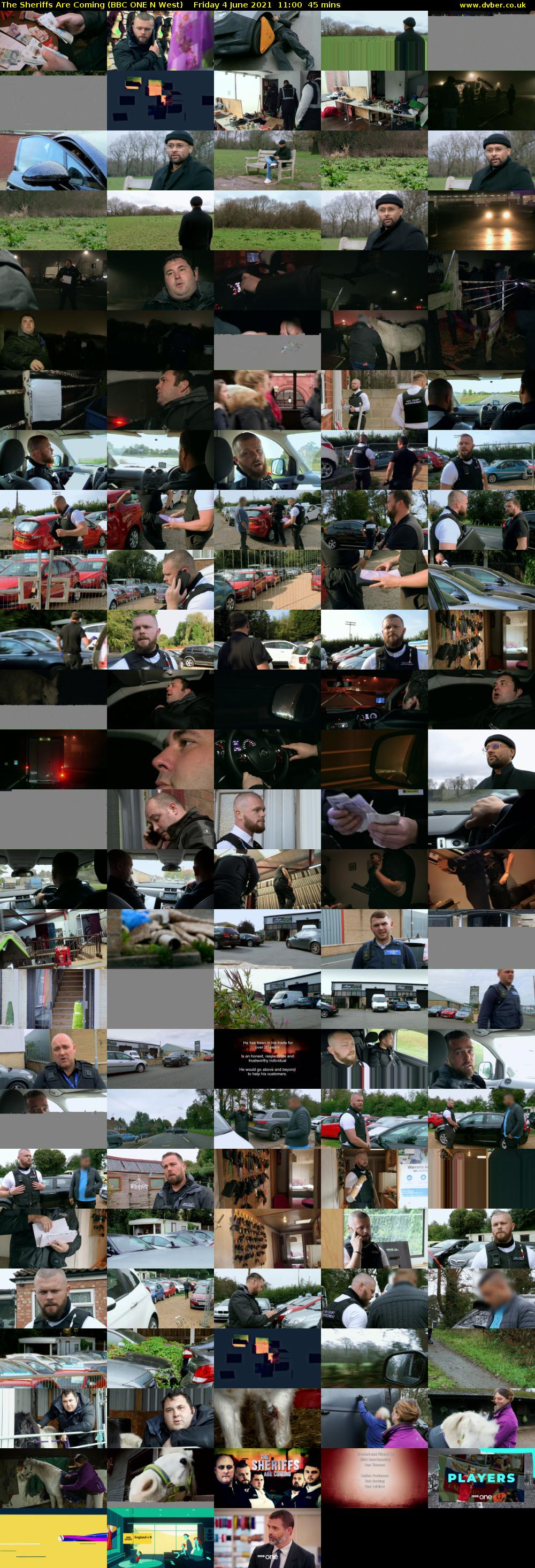 The Sheriffs Are Coming (BBC ONE N West) Friday 4 June 2021 11:00 - 11:45