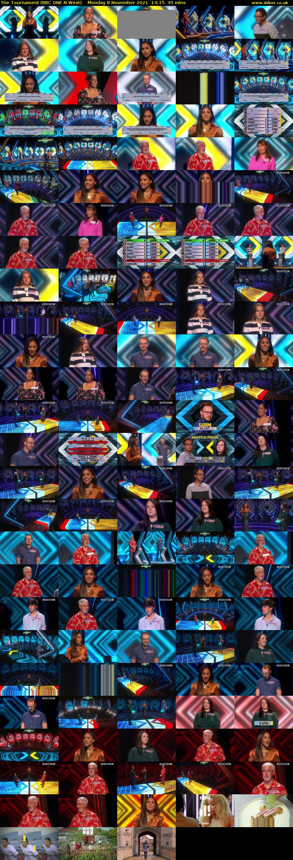 The Tournament (BBC ONE N West) Monday 8 November 2021 14:15 - 15:00