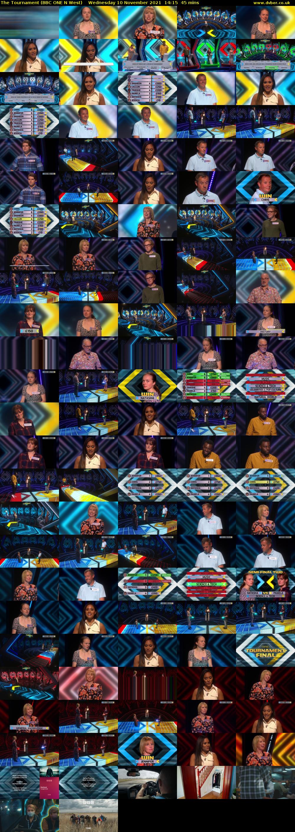 The Tournament (BBC ONE N West) Wednesday 10 November 2021 14:15 - 15:00