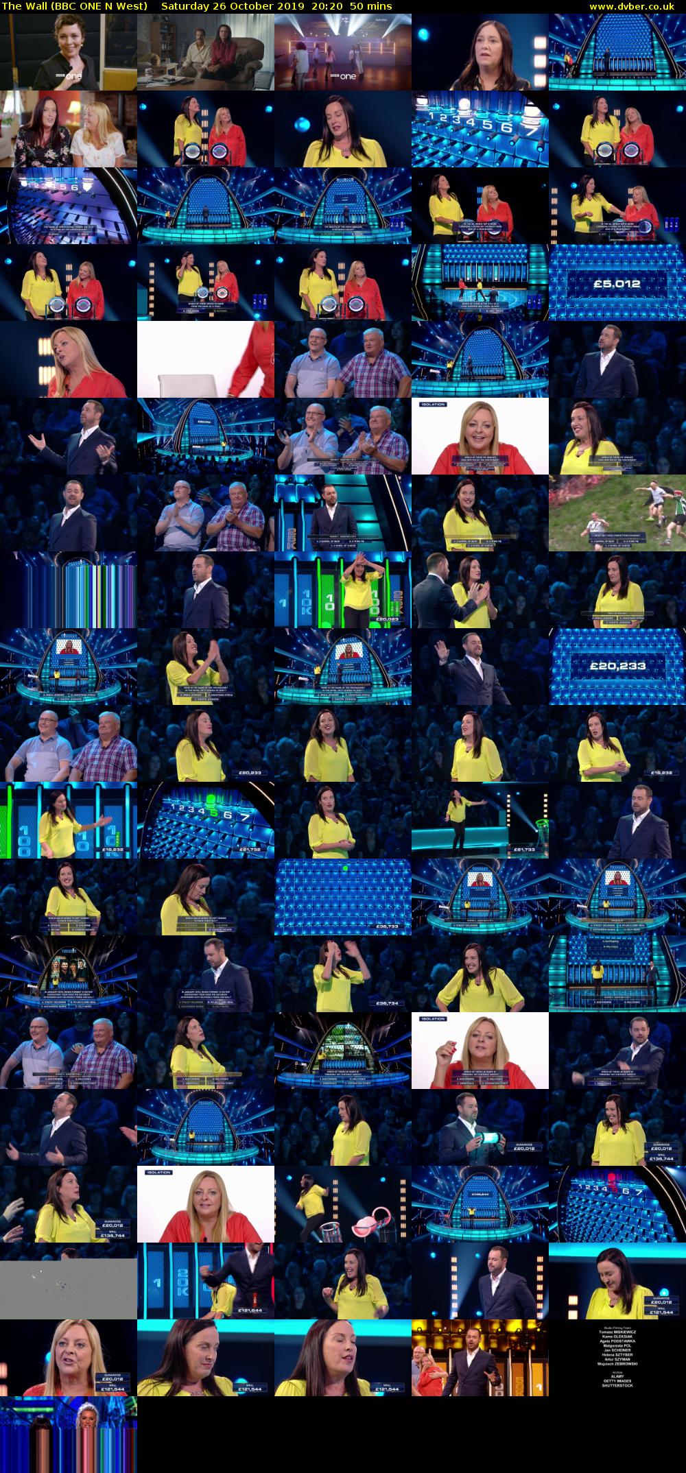 The Wall (BBC ONE N West) Saturday 26 October 2019 20:20 - 21:10